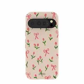 Seashell Tulip Bliss Google Pixel 10/10 Pro Case Smooth Outline Light Shield