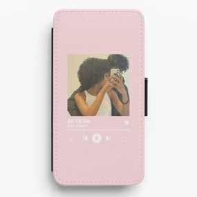 Hybrid Build Bold Look Album Cover - Personalised Couples Flip / Wallet Phone Case