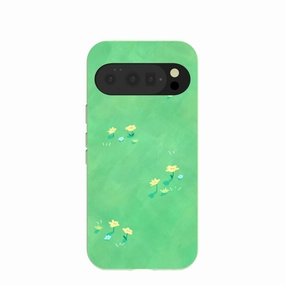 Sage Green Green Fields Google Pixel 10/10 Pro Case Luxury Finish Texture