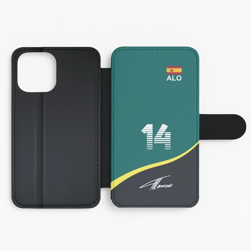 Alonso - F1 Flip / Wallet Phone Case Luxury Surface