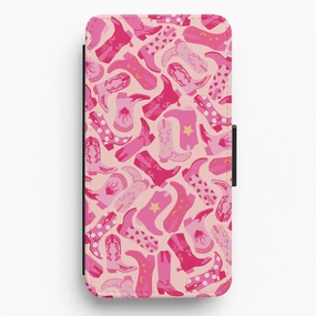 Cowboy Boots - Western  Flip / Wallet Phone Case High gloss High End Look