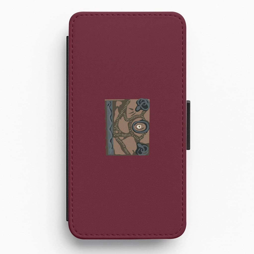 Manual Of Witchcraft - Hocus Pocus Flip / Wallet Phone Case Clear Texture