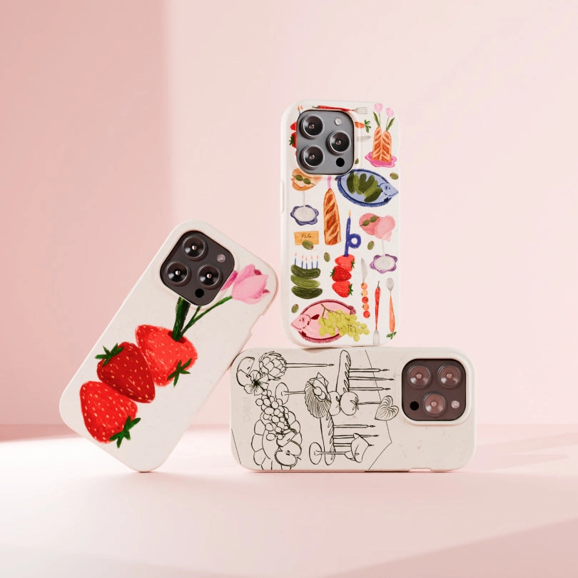 Seashell Berry Bloom iPhone 17 Pro Max Case Light Shield TPU Material