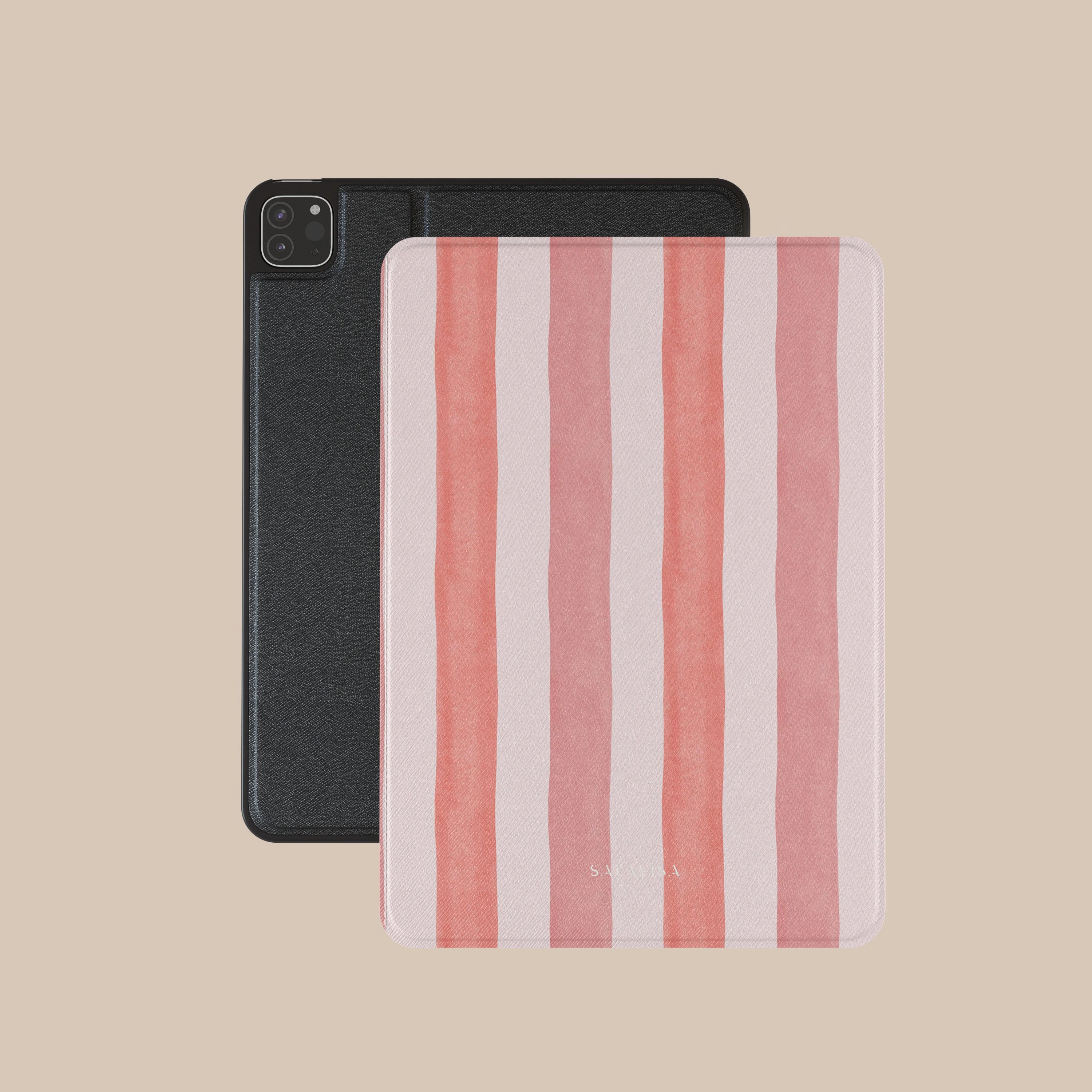 Coral Stripe iPad Case Tablet Sleeve Guard Pro Slim Profile