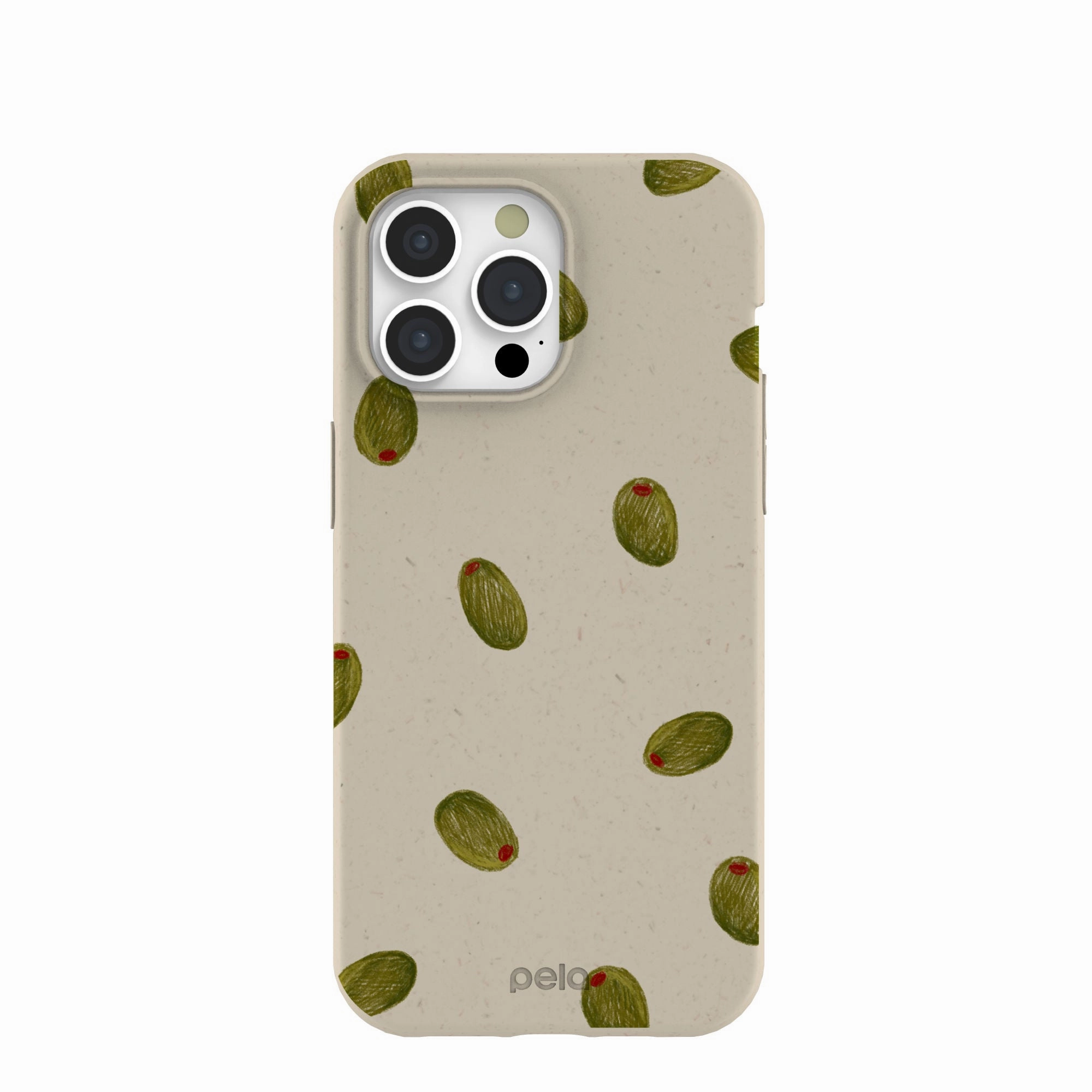 London Fog Olive Party iPhone 15 Pro Max Case Textured Surface