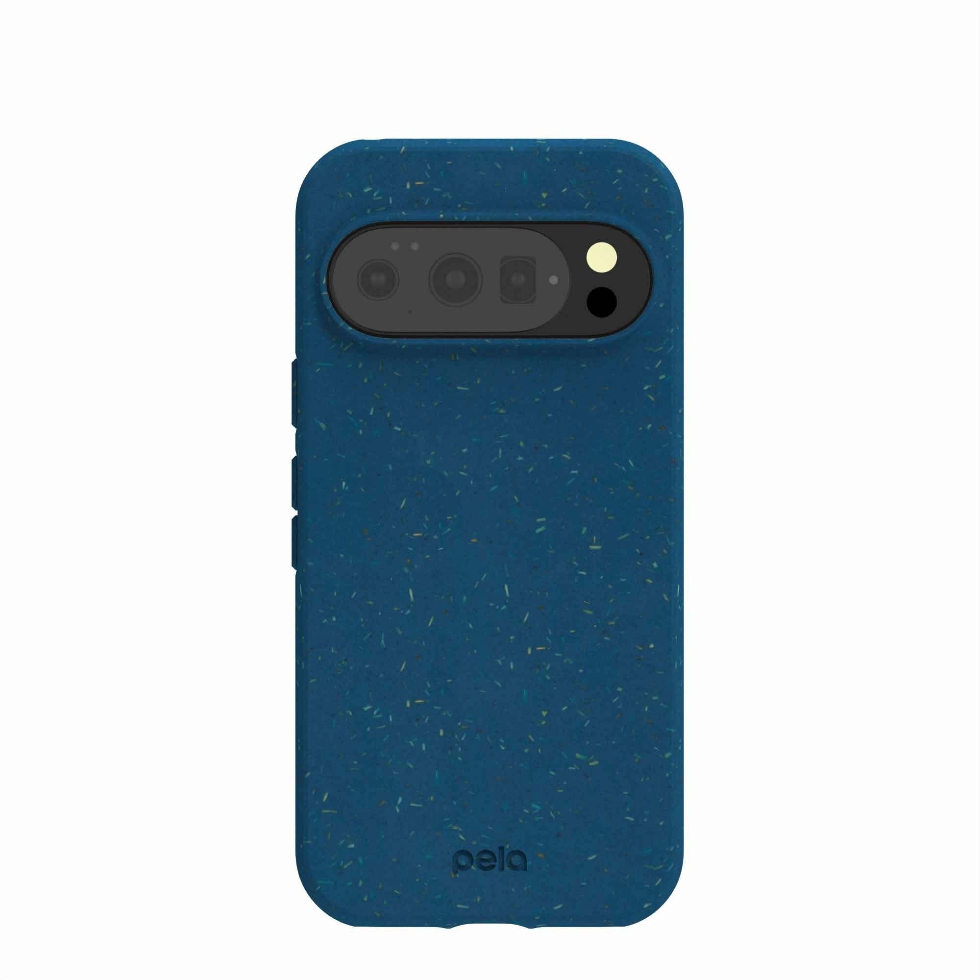 Elegant Texture Layer Simple Look Stormy Blue Google Pixel 10/10 Pro Case