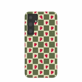 Forest Floor Strawberry Field Samsung Galaxy S24 (Plus) Case Casual Design Heat resistant