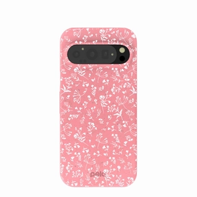 Soft Edge Texture Bubblegum Pink Dreamy Meadow Google Pixel 9/9 Pro Case
