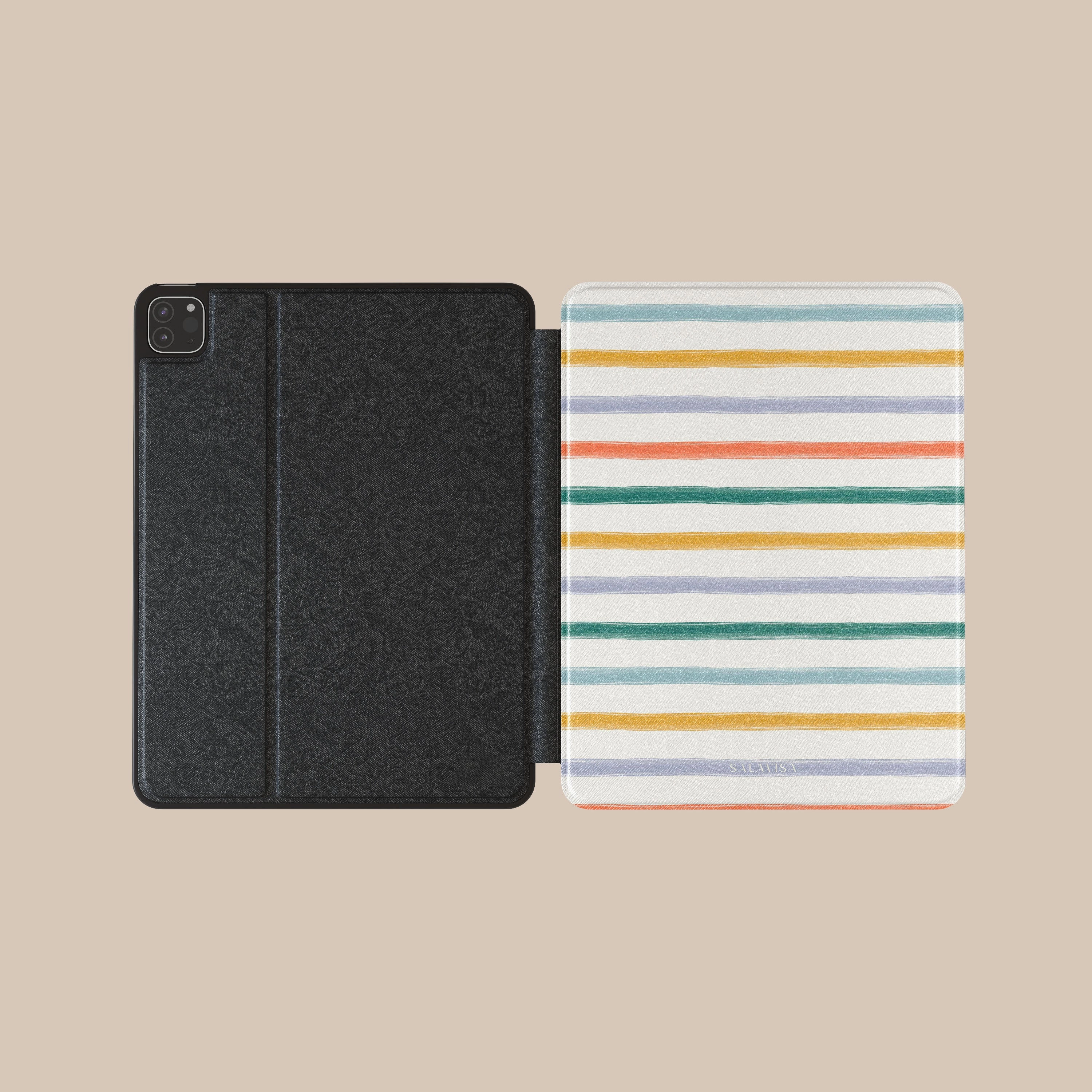 Summer Stripes iPad Case stylish tablet folio Casual Look