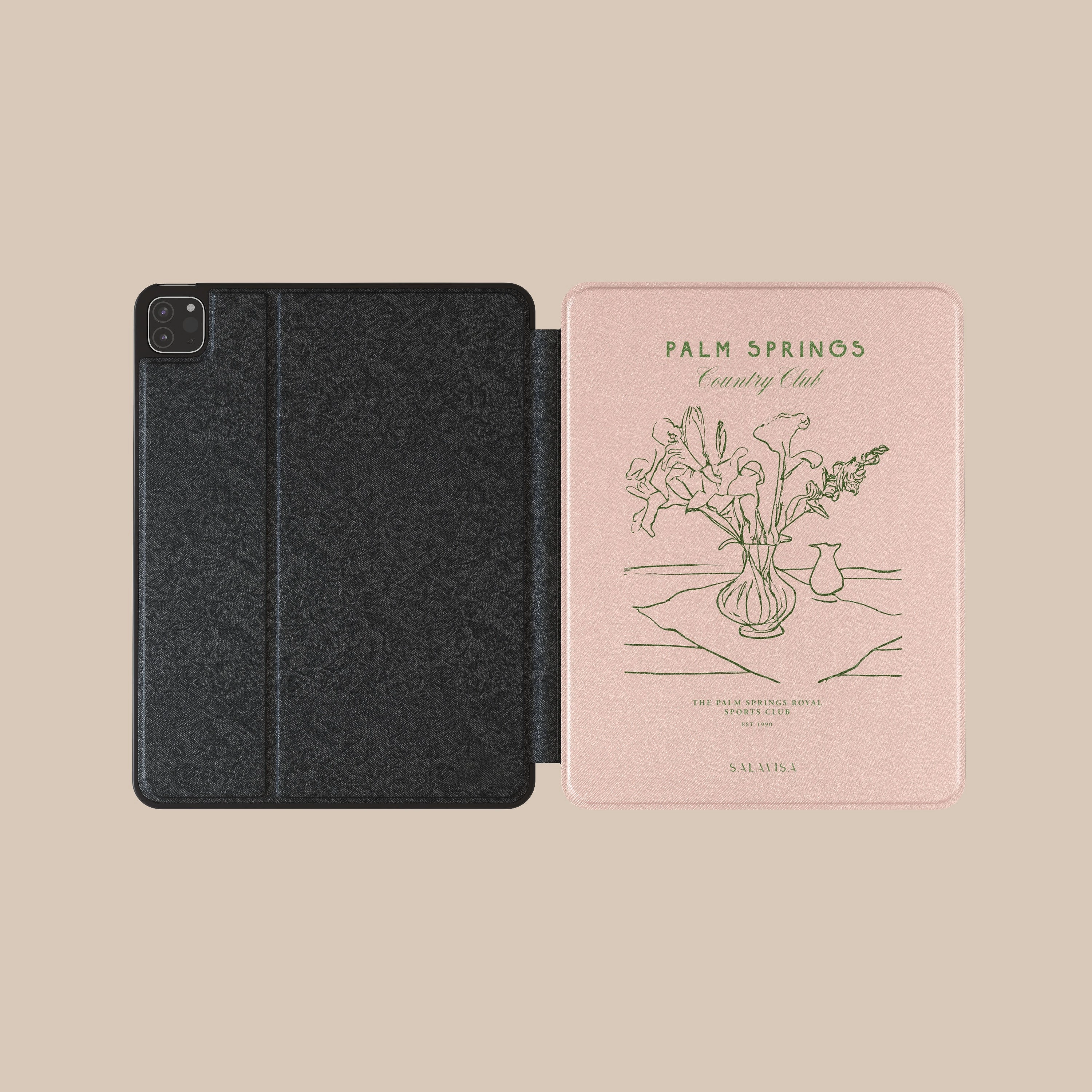 Pink Pam Springs iPad Case Commuter Friendly
