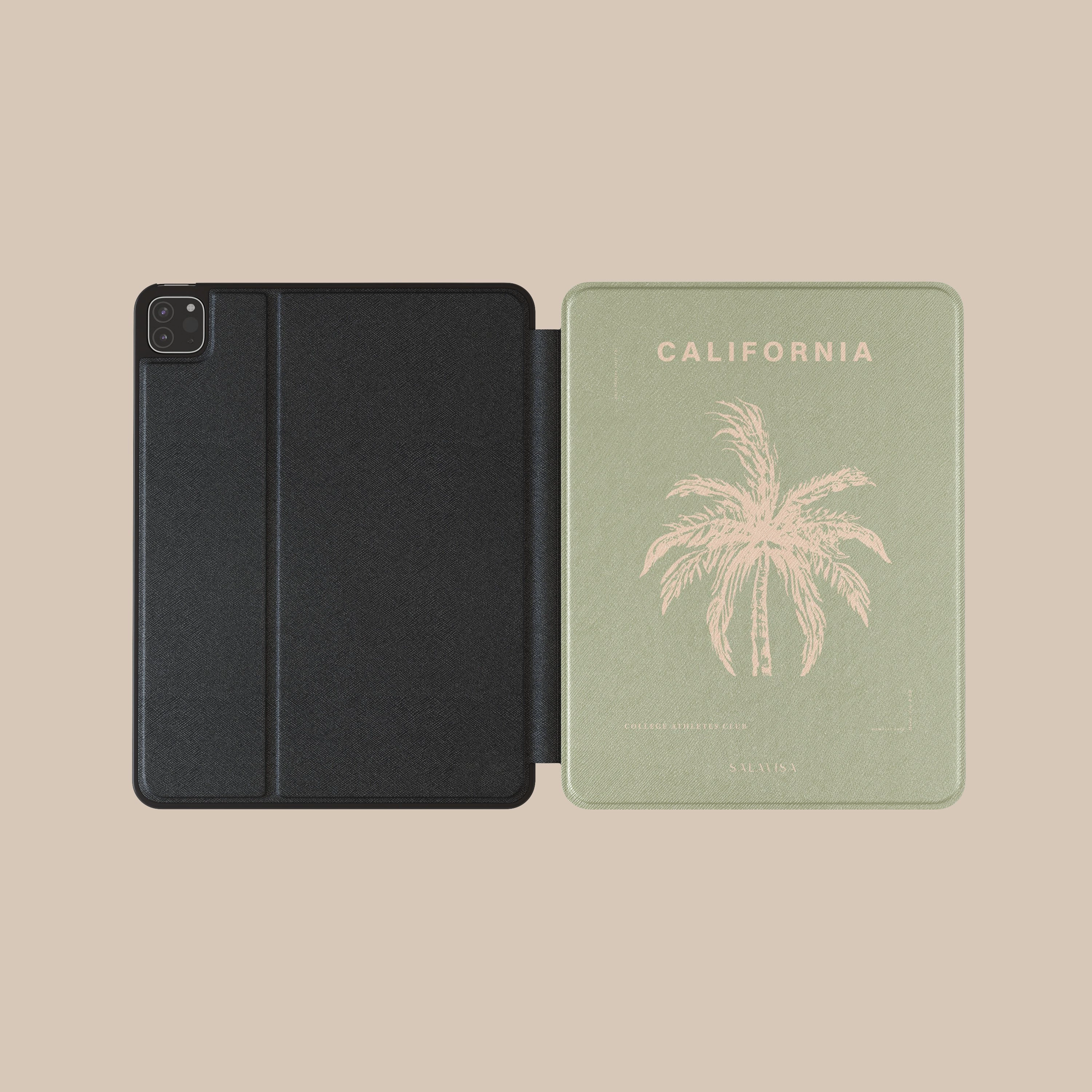 Green California College iPad Case Tablet Sleeve Travel Armor pad case for casual carry