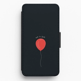 Time To Float - Clown Flip / Wallet Phone Case Minimal Detail Texture