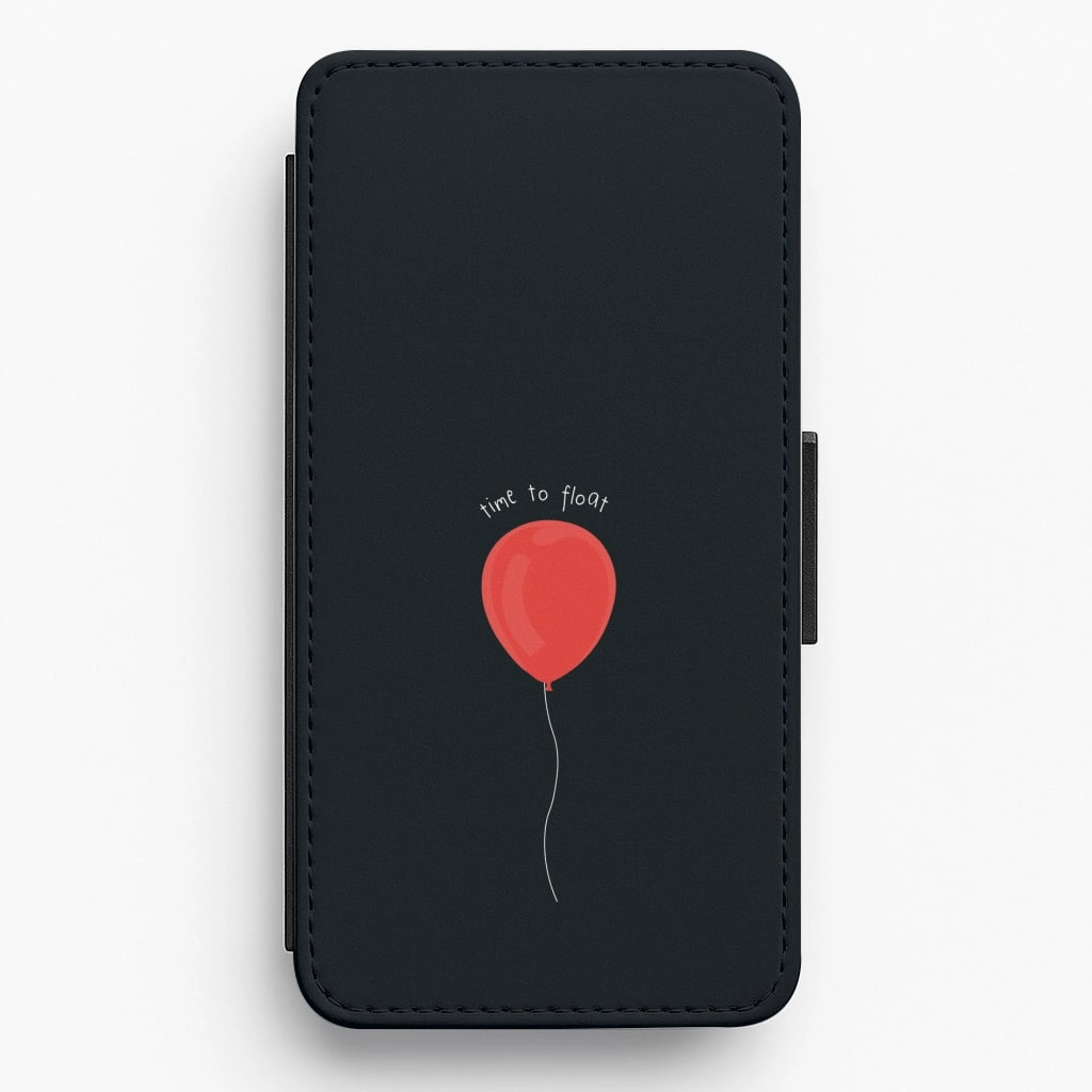 Time To Float - Clown Flip / Wallet Phone Case Minimal Detail Texture