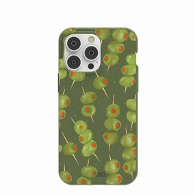 Ultra Thin Forest Floor Olive Hour iPhone 14 Pro Max Case