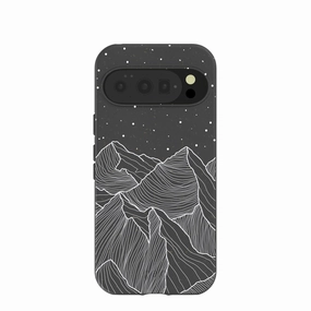 Black Night Panorama Google Pixel 10/10 Pro Case Vivid Gradient Flexible structure