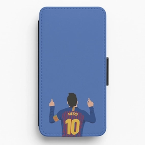 Protective Pattern Protective Layer Messi - Football Flip / Wallet Phone Case