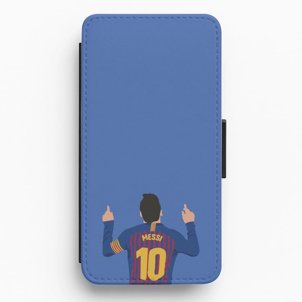 Protective Pattern Protective Layer Messi - Football Flip / Wallet Phone Case