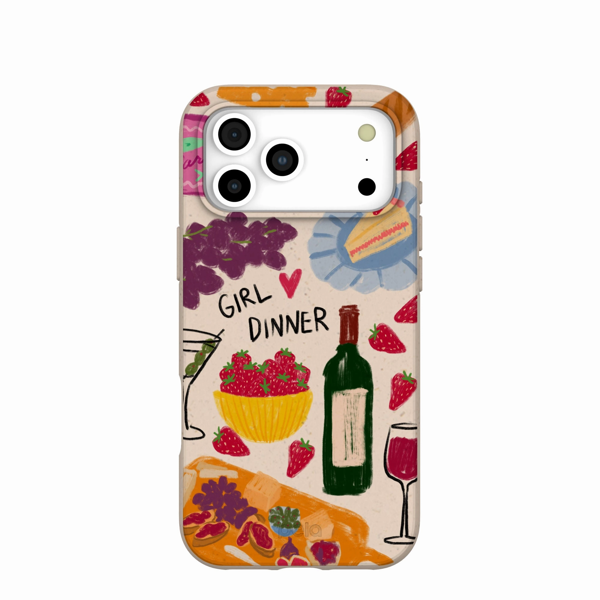 Seashell Girl Dinner iPhone 17 Pro Max Case Flexible Material