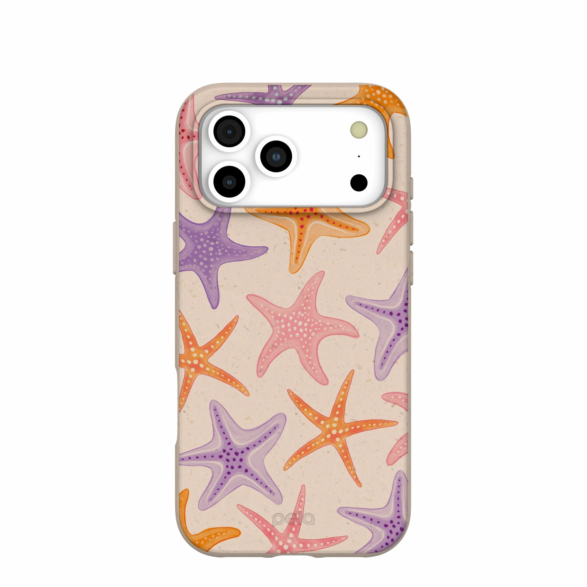 Seashell Starfish Parade iPhone 17 Pro Max Case Smooth Pattern Finish