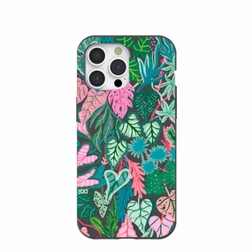 Elegant Comfort Black Tropic Noir iPhone 15 Pro Max Case