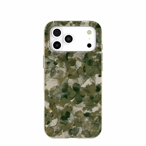 metal frame Comfort Padding London Fog Foliage Camo iPhone 17 Pro Max Case
