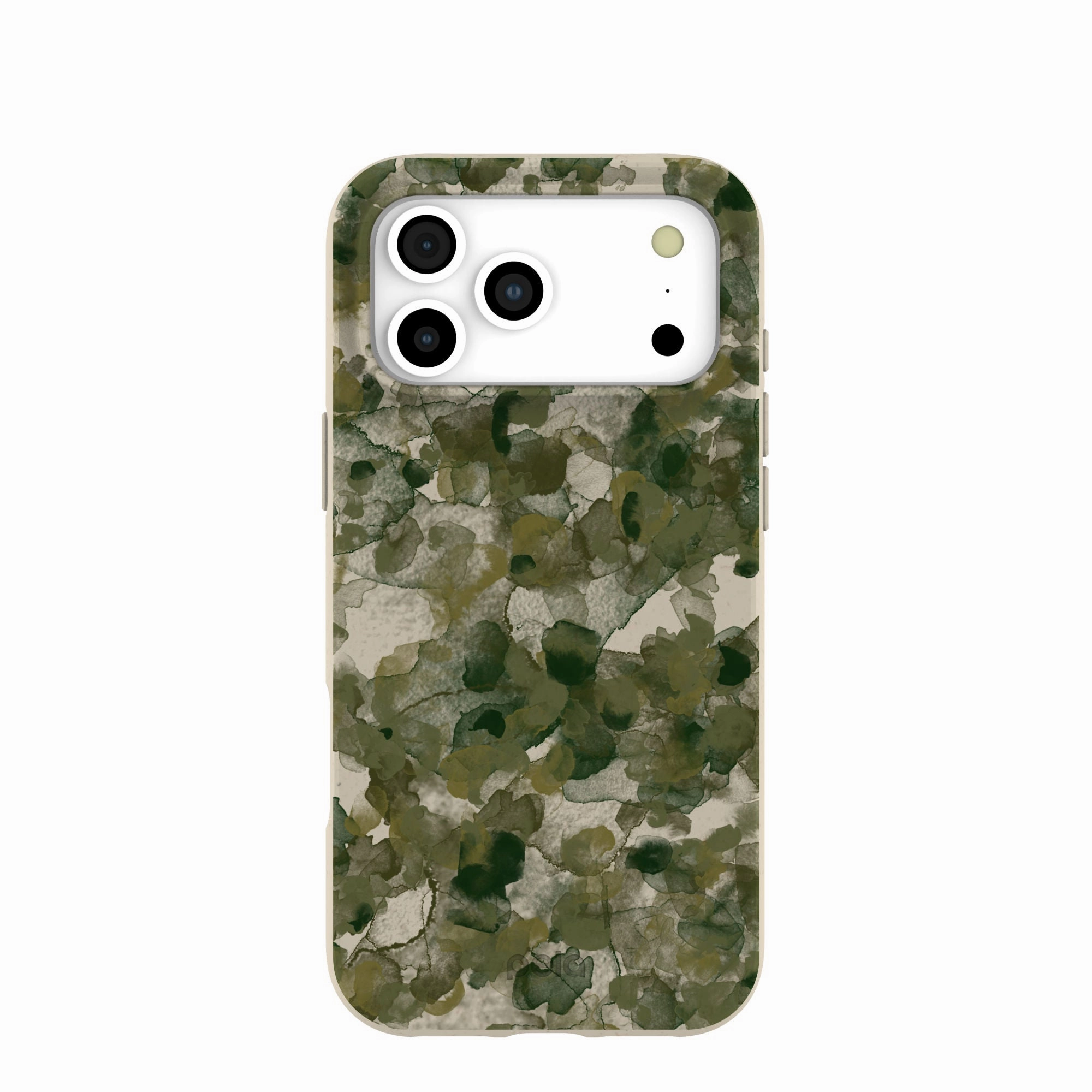 metal frame Comfort Padding London Fog Foliage Camo iPhone 17 Pro Max Case