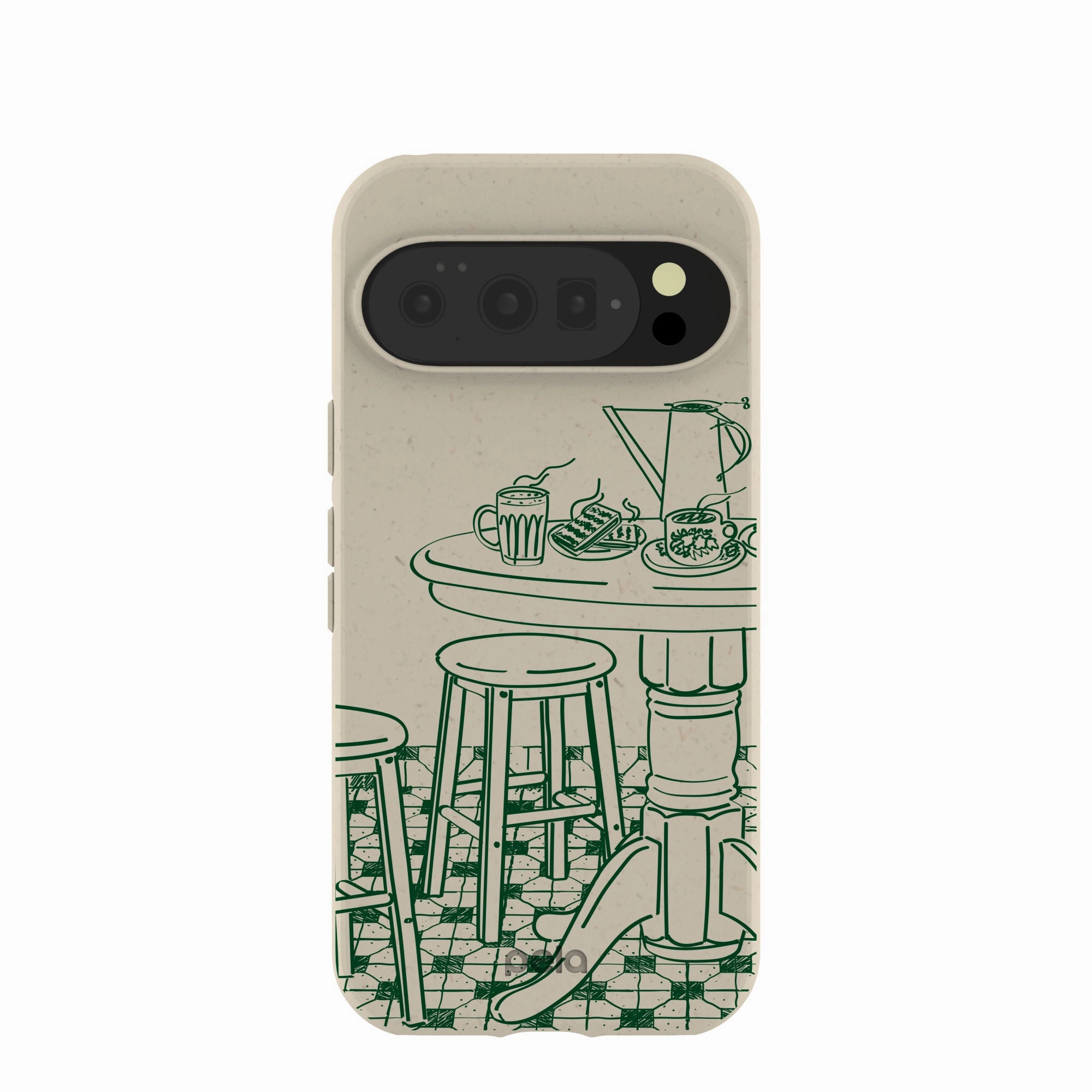 Glossy Texture London Fog Brunch Google Pixel 10/10 Pro Case