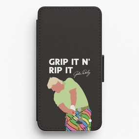 Grip It N Rip It  Flip / Wallet Phone Case Hybrid Material Minimal Detail Texture