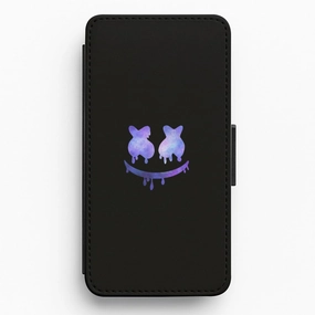 Modern Accessory Unisex Design Dripping Features - White Helmet DJ Flip / Wallet Phone Case