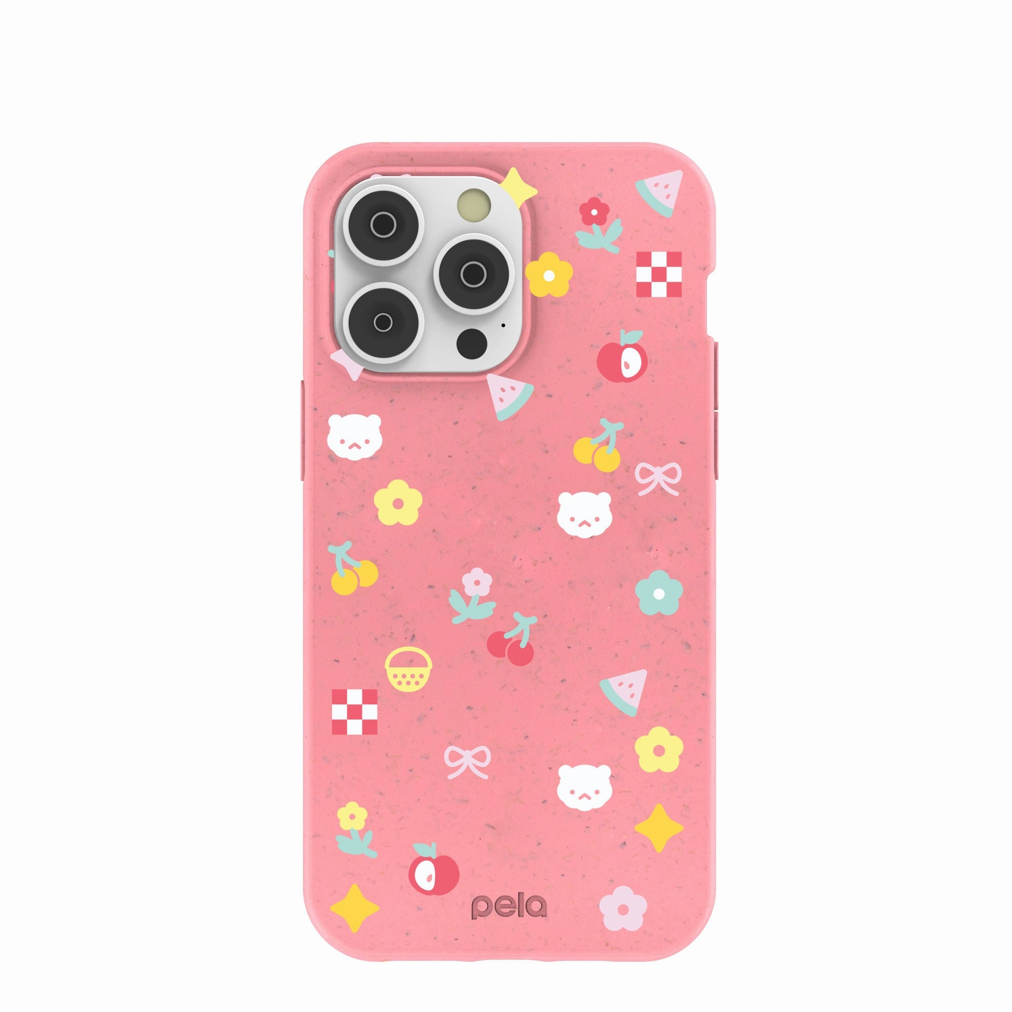 Protective Lining Bubblegum Pink Pretty Picnic iPhone 14 Pro Max Case
