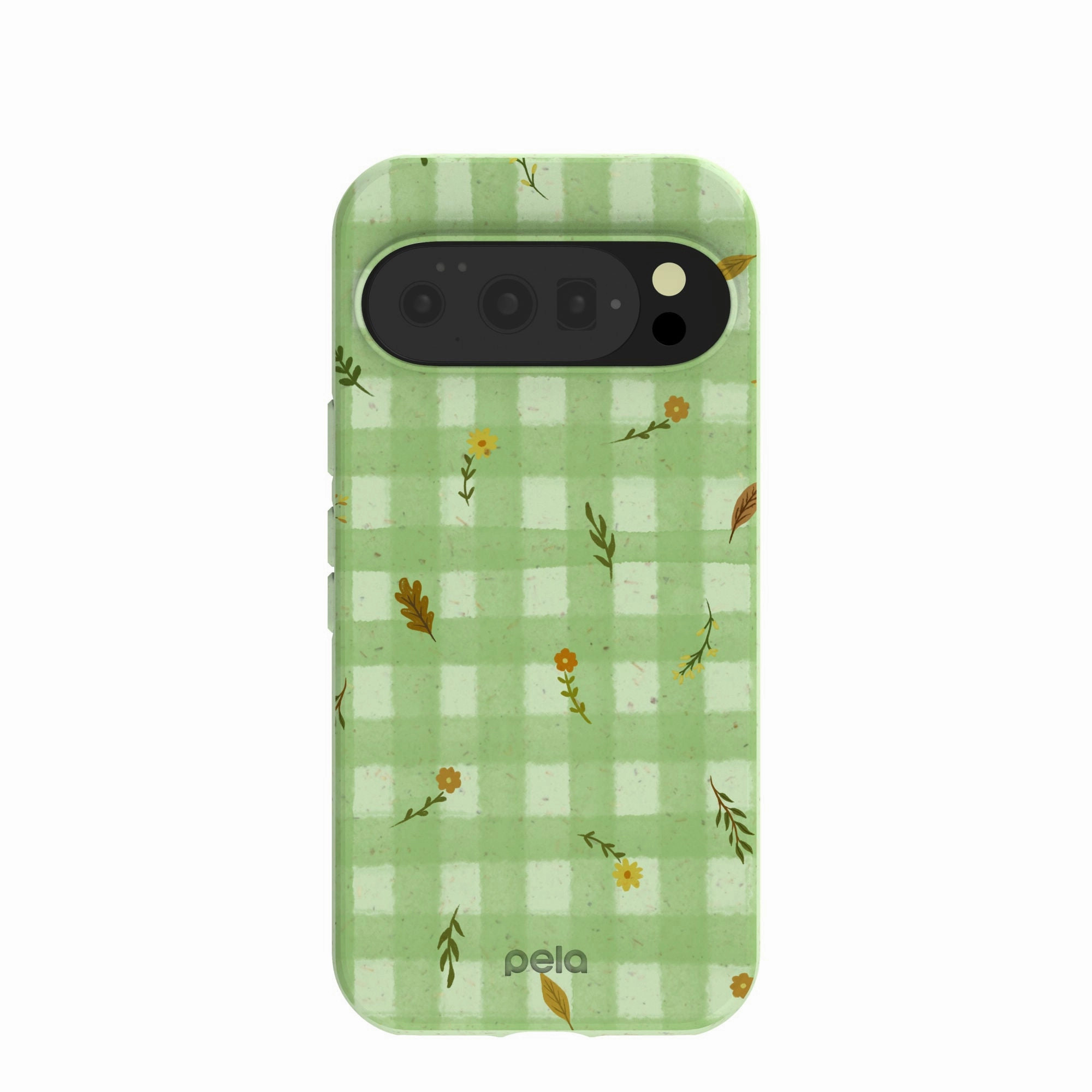 Protective Touch Colorful Pattern Sage Green Fall Gingham Google Pixel 10/10 Pro Case