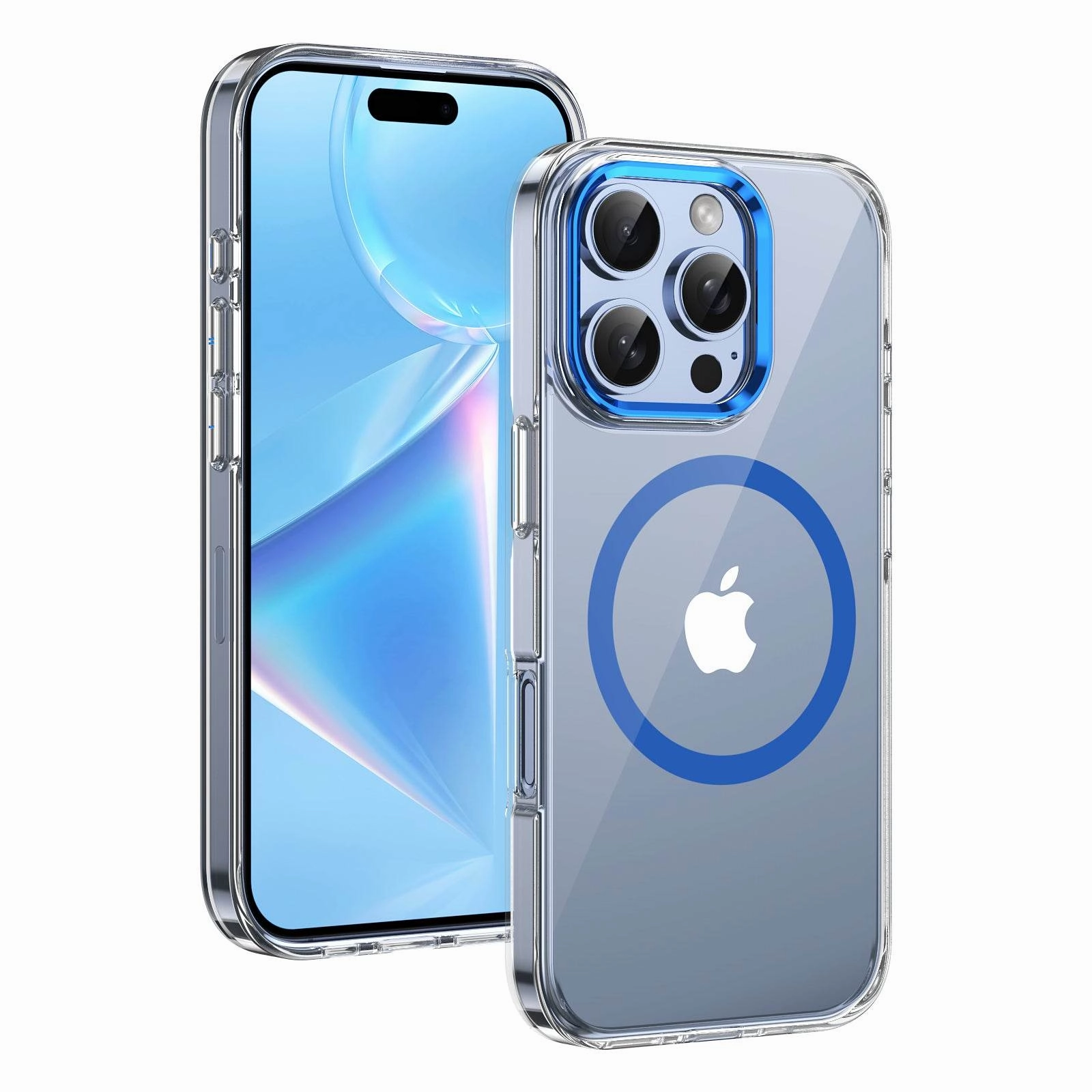 Vibrant Electroplated Magsafe Clear Case - iPhone Luxury Grip Durable Surface Design