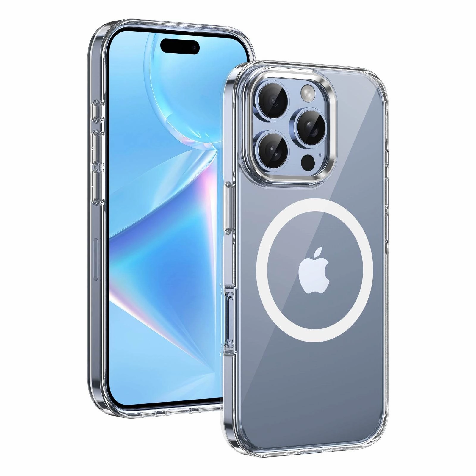 Vibrant Electroplated Magsafe Clear Case - iPhone Trendy Pattern Compact Pattern