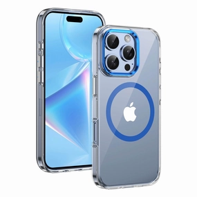 Vibrant Electroplated Magsafe Clear Case - iPhone Luxury Grip Durable Surface Design