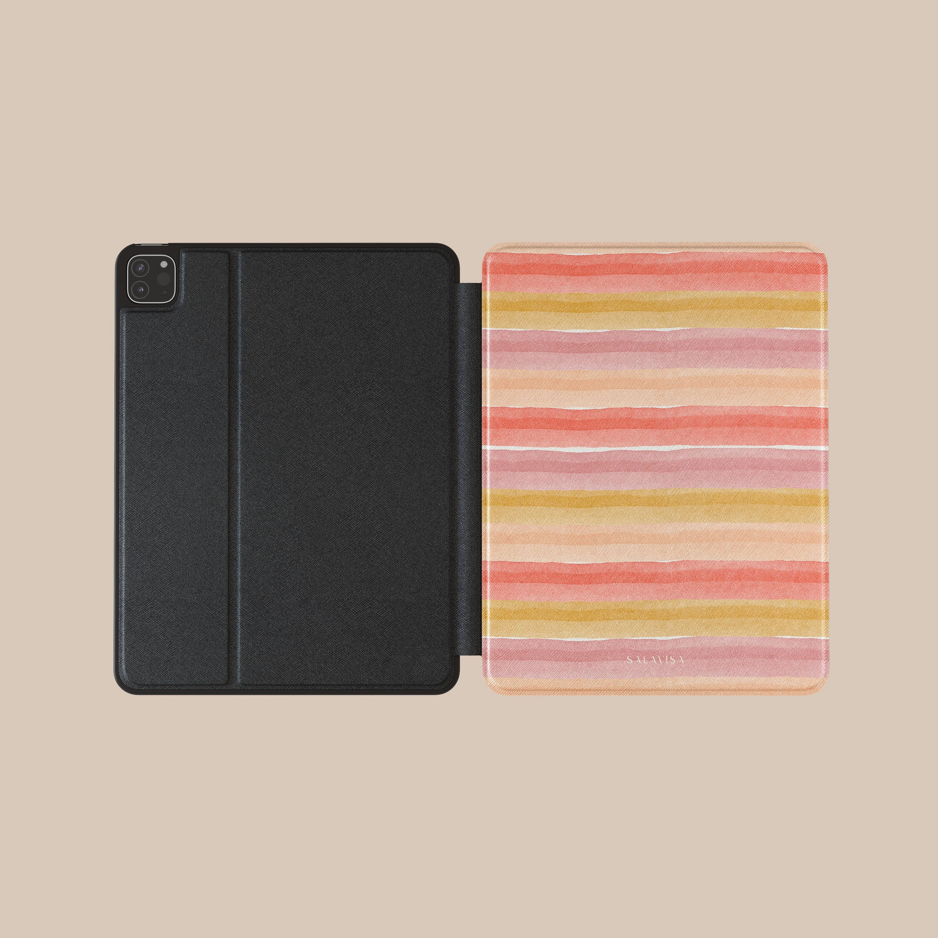 modern pad holder compact carry sleeve Warm Hues iPad Case