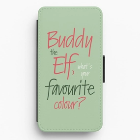 What's Your Favourite Colour - Elf Flip / Wallet Phone Case Creative Style