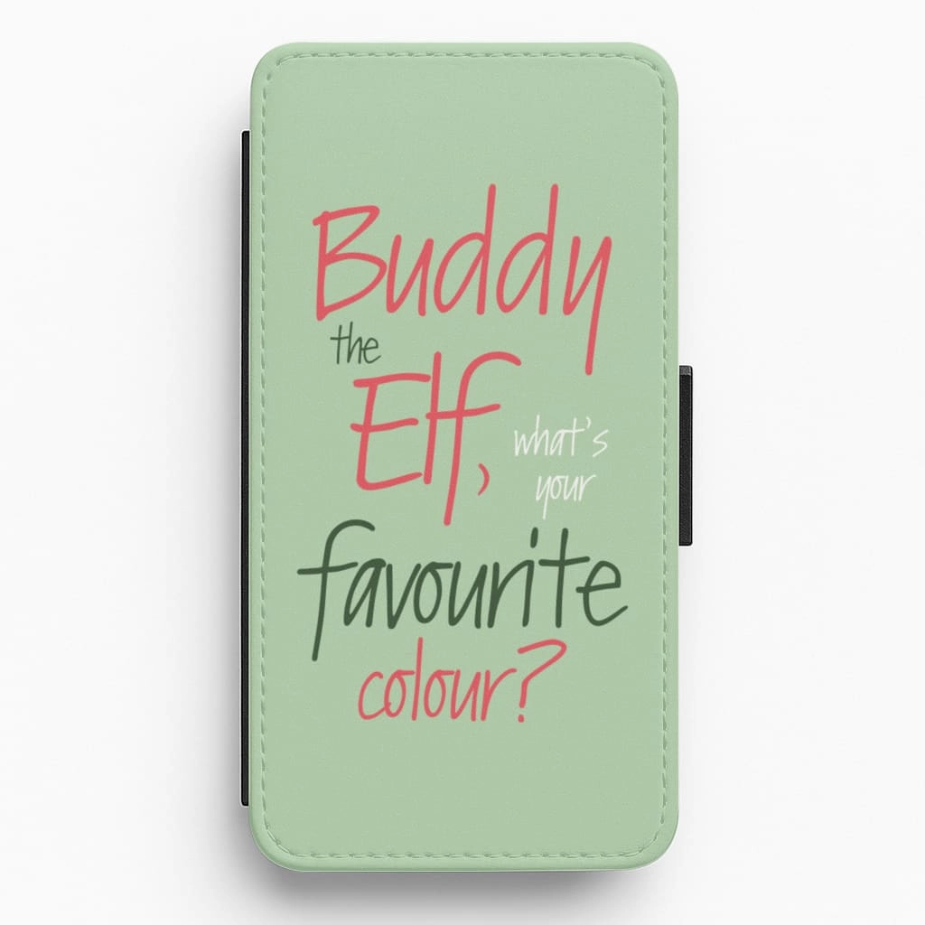 What's Your Favourite Colour - Elf Flip / Wallet Phone Case Creative Style