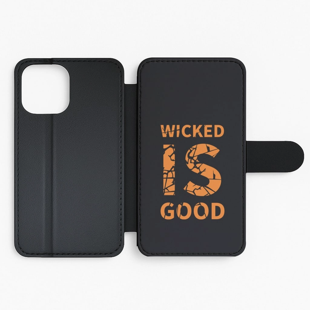 Minimal Protection Rugged Grip Wicked Is Good - Maze Flip / Wallet Phone Case