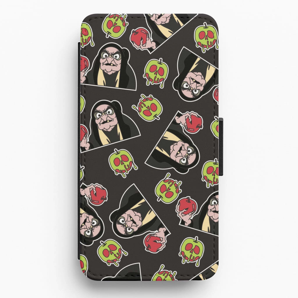 Witch Pattern Flip / Wallet Phone Case Luxury Texture Design