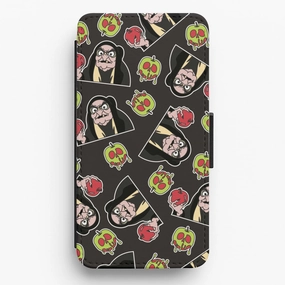 Witch Pattern Flip / Wallet Phone Case Luxury Texture Design