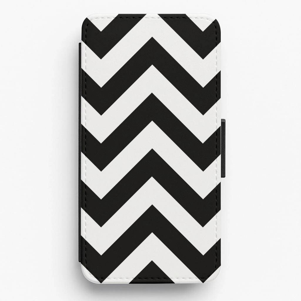 Fashion Forward Soft Feel ZigZag - Eighties Flip / Wallet Phone Case